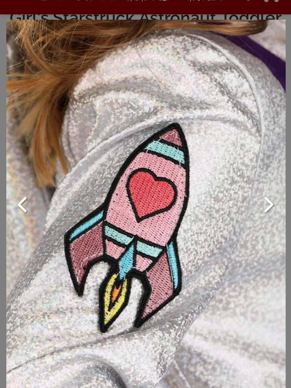 Girl's Starstruck Astronaut Toddler Costume 4T